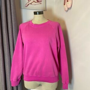 GAP Women's Fuchsia Crew Neck Sweater